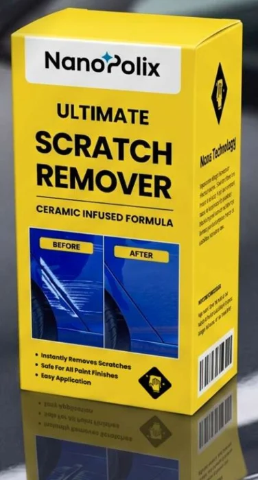 NanoPolix Ultimate Scratch Remover box, ceramic infused formula nano cloth for car scratches